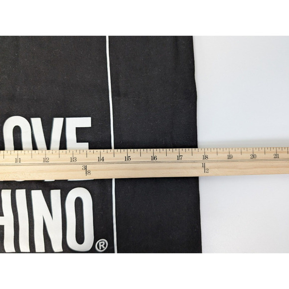 Love Moschino Women’s Box Logo Black Sweatshirt Dress Size US 2 - Picture 10 of 11